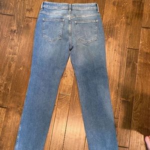 Straight leg jeans